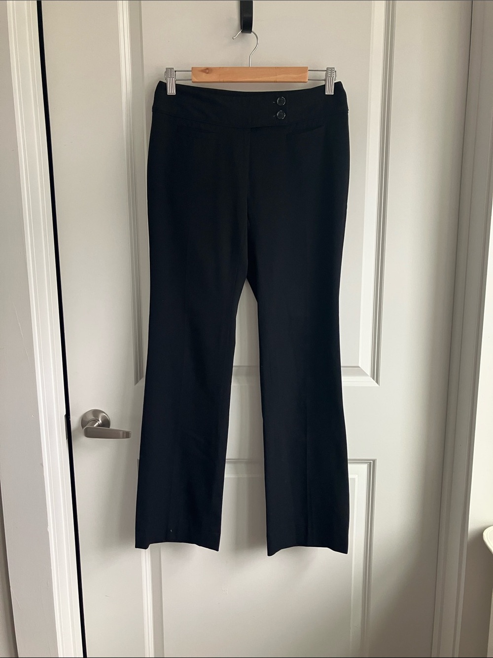 WHBM Legacy Black Women's Dress Pants - Classic Straight Leg